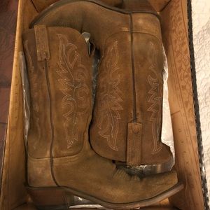 Lucchese Olive Cowboy Boots